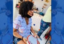 Musicista profissional desde os 16 anos, Jú Grisólia dá o tom nas rodas de samba